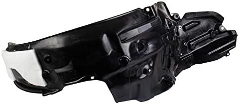 TRQ Front Left Inner Fender Liner Black Drivers Side