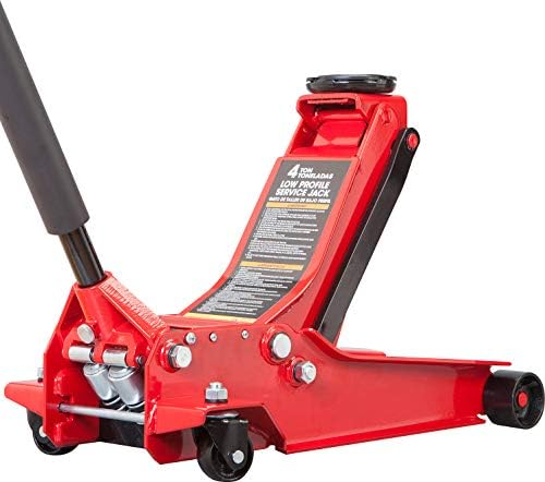 Big RED 4 Ton (8,000 lb) Hydraulic Low Profile Service Floor Jack by BIGRED