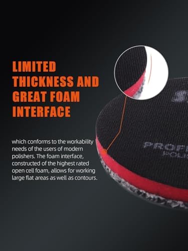 SPTA 6"(150MM) Microfiber Cutting Pads, 3PCS Soft Microfiber Wax Removal Pad, Detailing Wax Applicator Pad, for Waxing and Polishing&Scratch and Vortex Removal Pad - Image 2