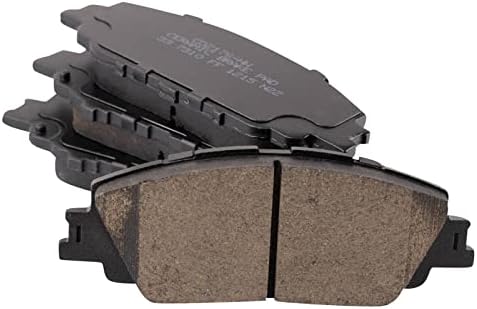 TRQ Front Ceramic Brake Pad Set