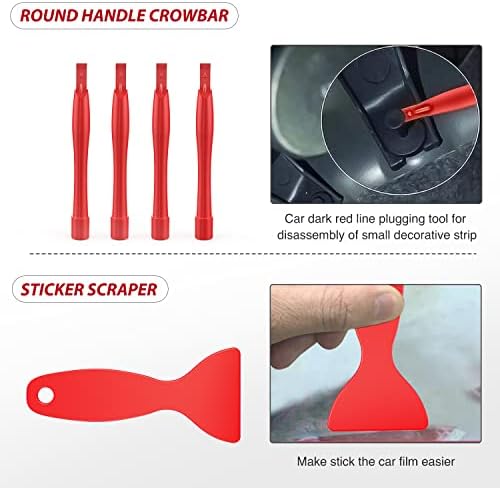 Nilight Trim Removal Tool 102 Pcs, Auto Push Pin Bumper Retainer Clip Set