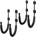2-Pack of Kayak Storage Hook Sets - Kayak Wall Mount Hangers with 100lb Capacity Per Pair for Paddleboards, Surfboards, by Wakeman