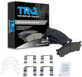 TRQ Front Brake Pads Ceramic Hardware