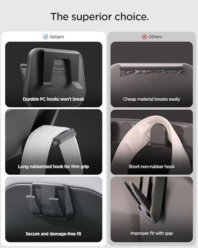 Spigen Seat Hook for Tesla Model Y Juniper and Model 3 Highland - 2 Pack