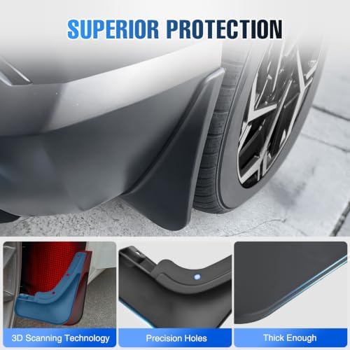 Nilight Mud Flaps Splash Guards for Hyundai Kona 2024-2026