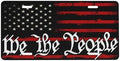 American Flag Front License Plate 6" * 12" for Women We The People
