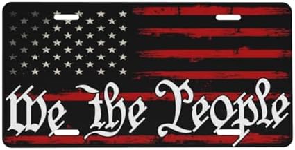 American Flag Front License Plate 6" * 12" for Women We The People