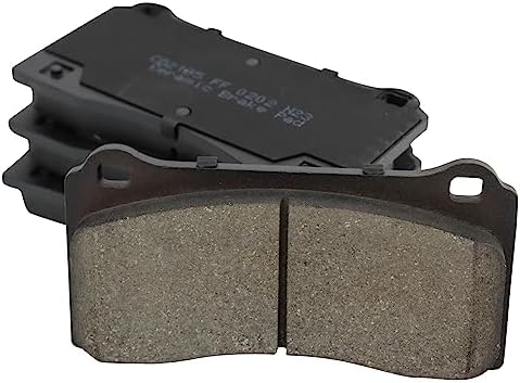 TRQ Front Ceramic Brake Pad Set Includes Contact Point Grease