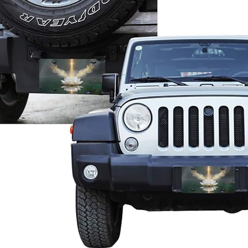 Lotus Faith Front License Plate 6" * 12" for Women