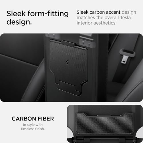 Spigen One-Tap Hidden Storage Box for Tesla Model Y Juniper & Model Y L (Standard, Premium & Performance 2026/2025) and Model 3 Highland (Standard, Premium & Performance 2026/25/24)