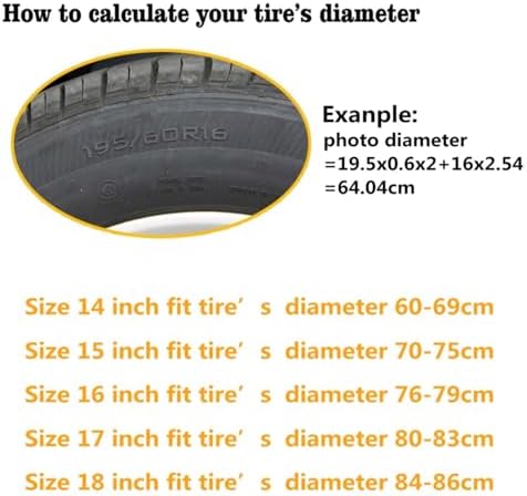 14" Spare Tire Cover with Camera Hole, Christmas Dog Wheel Waterproof Protectors Universal for SUV, Truck, Trailer, RV, Camper, 5 Sizes from 14-18 Inches (16" Fits Tire Diameter 29.6"-31.5")