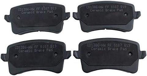 TRQ Rear Brake Pads Ceramic