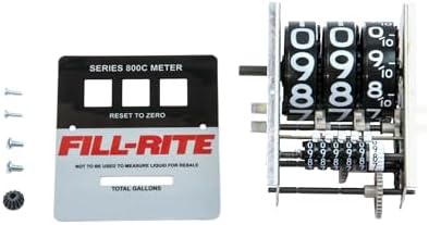 Fill-Rite KIT800GR Kit, 800 Series Gallon Register & Faceplate by Fill-Rite