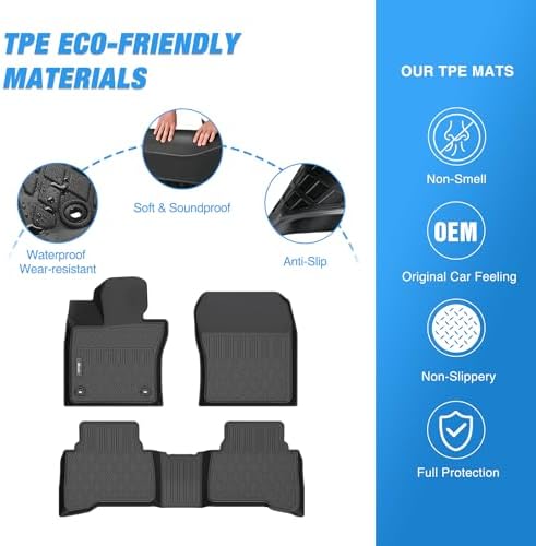 Nilight TPE Floor Mats for Toyota Prius Prime (PHEV)