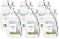 Yankee Candle Classic Paper Car Jar Air Freshener, Hanging Car Freshener, Long Lasting Odor Neutralizing Car Fragrance, Clean Cotton (Pack of 6)