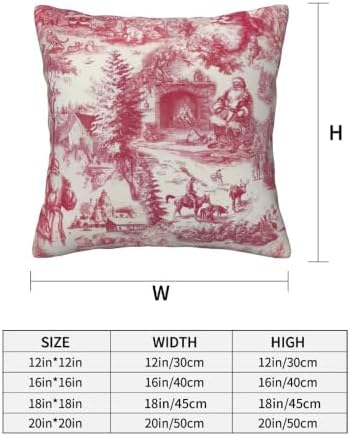 Vintage Santa Claus Throw Pillow Covers 18x18 inch Set of 2 - Image 3
