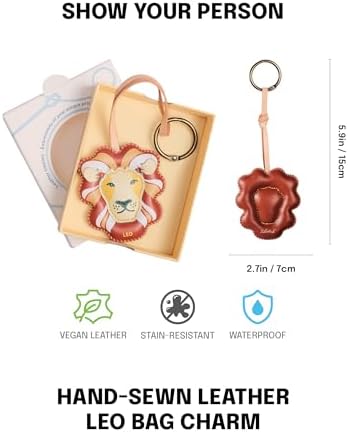 Zodiac Horoscope Bag Charm - Unique Purse Charm Keychain for Backpacks