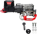 WARN 4000 DC 12V Utility Winch with Wire Rope - 4000 lb Pulling Capacity by WARN