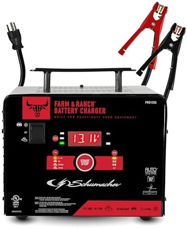 Schumacher Electric 6A Car Battery Charger & Maintainer, 6V/12V – FR01335 by SchumacherElectric