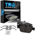 TRQ Front Ceramic Brake Pad Set Includes Contact Point Grease