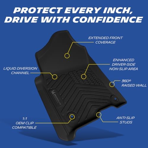 Michelin Vehicle Mats for 2013-2018 Ram 1500/2500/3500 Crew Cab Bucket Seat