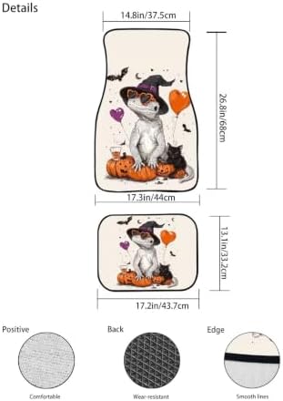 Halloween Decor Car Floor Mats Set of 4