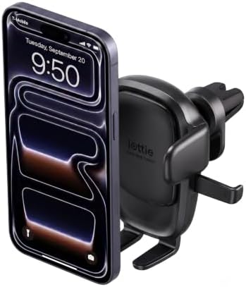 iOttie Easy One Touch Advanced Air Vent Car Phone Mount - Universal Cell Phone Holder for iPhone, Google, Samsung, Moto, LG, and All Other Smartphones
