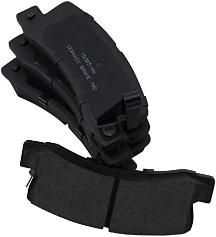 TRQ Rear Brake Pads Ceramic Hardware