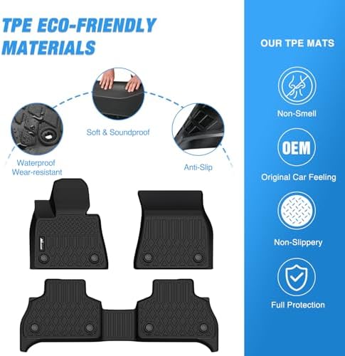 Nilight TPE Floor Mats for BMW X5 G05 (5 Seaters Only)