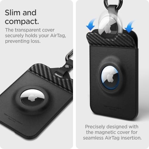 Spigen Air Fit Key Card Holder for Tesla with AirTag Slot - 2 Pack