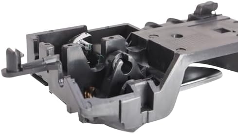 TRQ Rear Left Interior Door Handle Chrome & Black Drivers Side