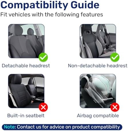 GENANY Horror Character Collage Car Seat Covers, 2-Piece Front Seat Set
