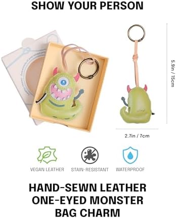Universe Leather Bag Charm - Unique Purse Charm Keychain for Backpacks