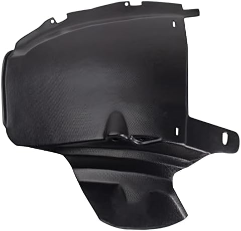 TRQ Front Right Forward Inner Fender Liner Black Passenger Side