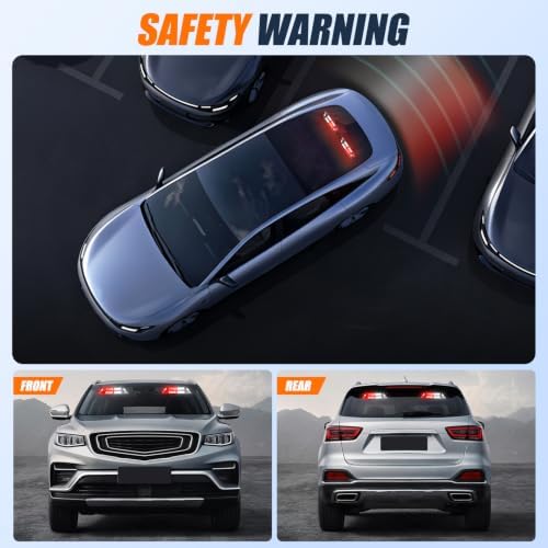 Nilight 16LED Red White Dash Strobe Light Cigarette Lighter Plug