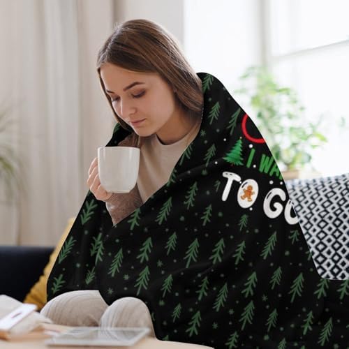 Socira Christmas Santa Blanket Throw Blanket Christmas Santa Gifts for Women Men Soft Sofa Throws for Travel Camping Bed Home Decor Car Birthday Gift 60"*80"（150 * 200cm） - Image 5