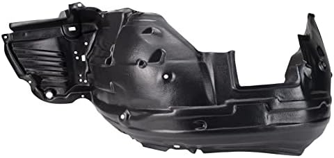 TRQ Front Left Inner Fender Liner Black Drivers Side