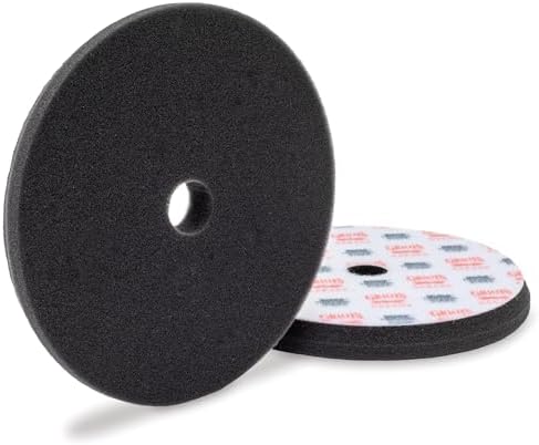 Griot's Garage BOSS 6.5" Fast Correcting Foam Pads for Car Polishing and Detailing, Buffing Pads for Moderate to Severe Scratch Removal, Set of 2 by GriotsGarage