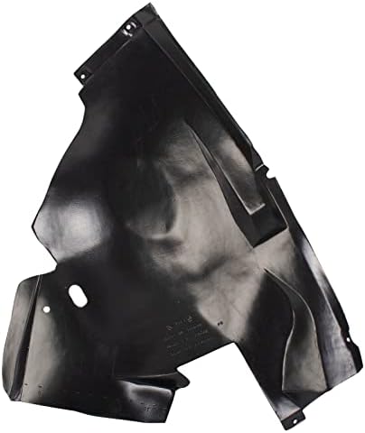 TRQ Front Right Forward Inner Fender Liner Black Passenger Side