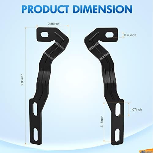 Nilight 2PCS Ditch Light Mount Bracket for Toyota Tacoma 3rd Gen 2016-2021
