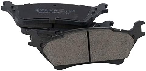 TRQ Rear Brake Pads Ceramic Hardware