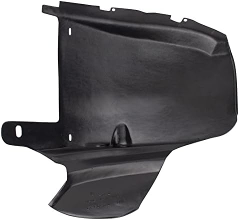 TRQ Front Right Forward Inner Fender Liner Black Passenger Side