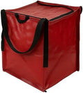 DURASACK 22-Gallon Zipper Top Heavy Duty Storage Tote Bags, Single, Red by DURASACK