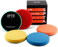 Buffing Polishing Pads, SPTA 5Pcs 7.5 Inch Face for 7 Inch 180mm Backing Plate Mix Cutting Force Buffing Pads Cutting Polishing Pad Kit for Car Buffer Polisher Compounding,Polishing, Waxing-SPTA0010 by SPTA