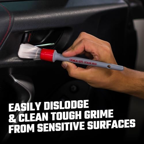 Chemical Guys, All in the Details Interior Detailing Brush Set, 3-Piece