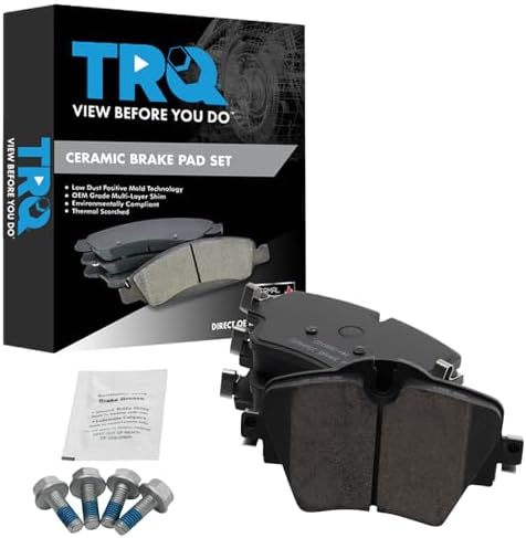 TRQ Front Ceramic Brake Pad Set