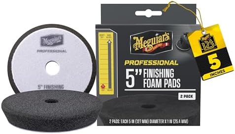Meguiar's Professional 5" Finishing Foam Pad, 2 Pack by Meguiars