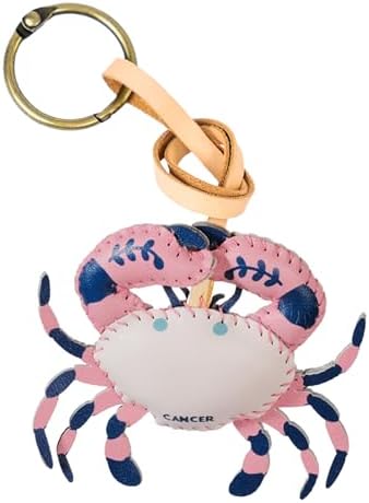 Zodiac Horoscope Bag Charm - Unique Purse Charm Keychain for Backpacks