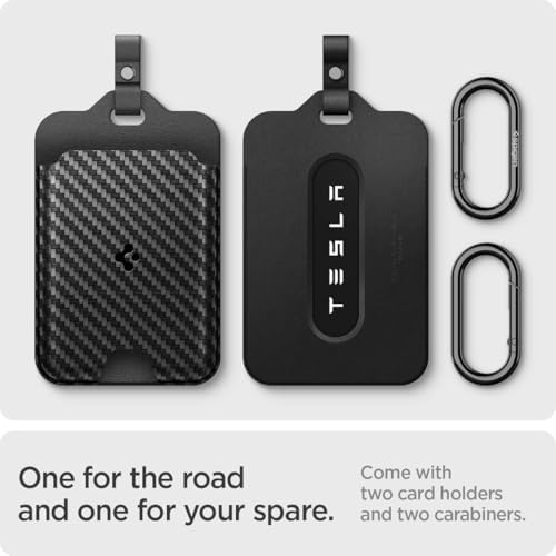 Spigen Key Card Holder Case for Tesla Model Y/S/3/X - 2 Pack