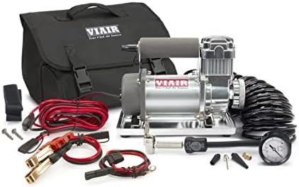 Viair 300P SXS Portable Compressor Kit with 2 position SAE connector & compressor tie downs (30032,12V, 33% Duty, 150 PSI), CE. by VIAIRCORPORATION
